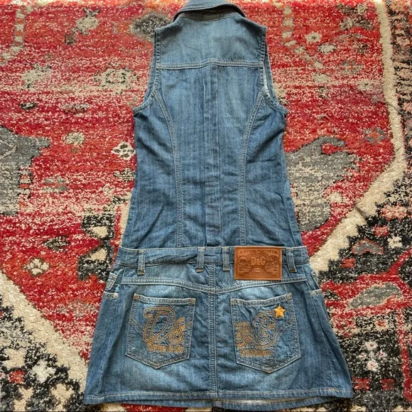 Vintage d&g denim dress - Picture 4 of 6